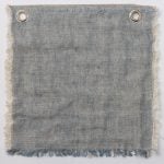 Amity home kent coverlet swatch in peacock   textured linen weave