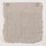 Amity home kent coverlet swatch in white   frayed edges