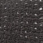 Amity home trawick coverlet swatch in charcoal   chunky knit texture