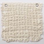 Amity home trawick coverlet swatch in ivory   chunky open weave texture