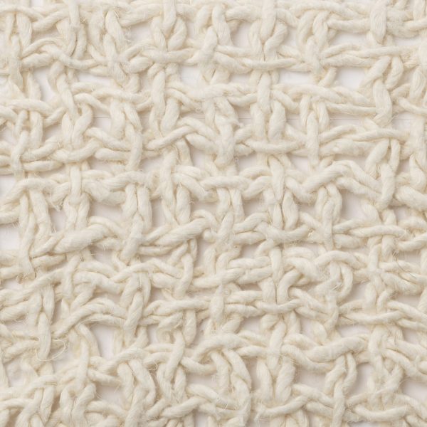 Amity home trawick coverlet swatch in ivory   chunky woven texture