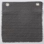 Amity home tipton coverlet swatch in charcoal   waffle weave texture