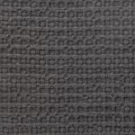 Amity home tipton coverlet swatch in charcoal   textured waffle weave