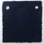 Amity home tipton coverlet swatch in indigo   waffle weave texture