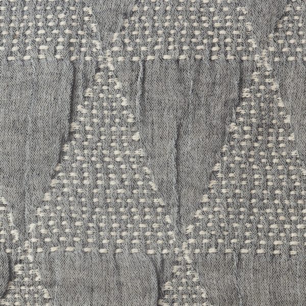 Zion Coverlet Swatch, Asphalt
