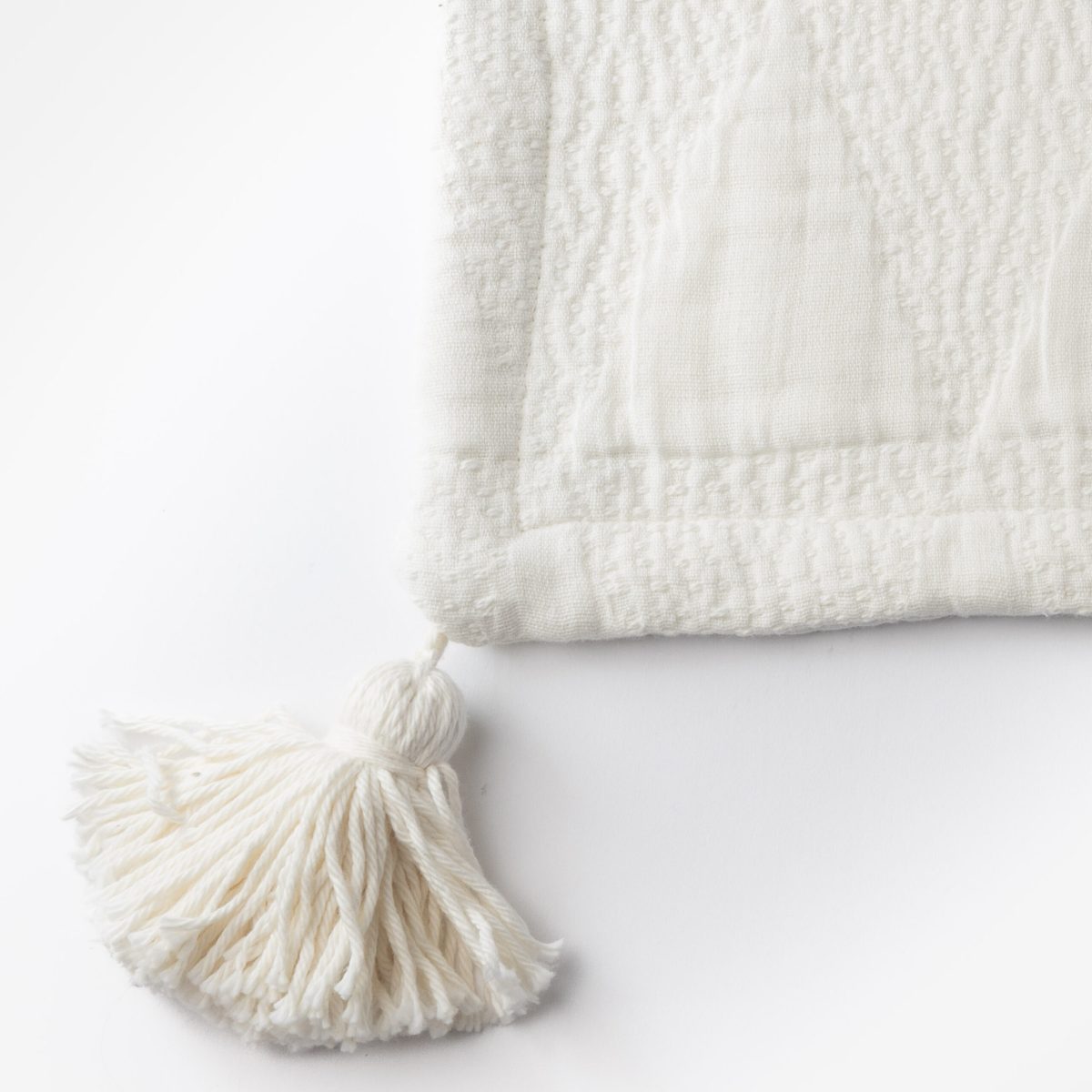 Zion Coverlet Swatch, Ivory - Image 2