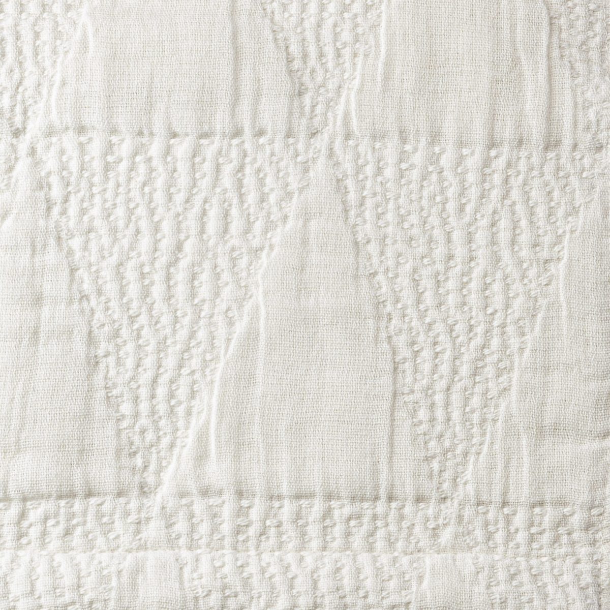 Zion Coverlet Swatch, Ivory - Image 1