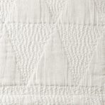 Zion Coverlet Swatch, Ivory