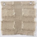 Amity home hamilton coverlet swatch in natural   textured weave with fringe