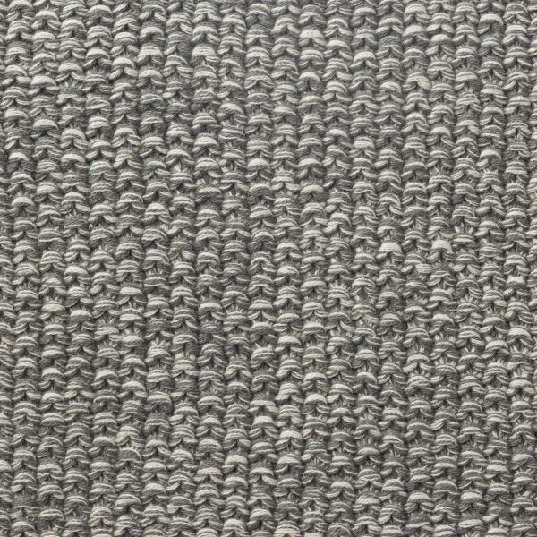 Amity Home Egan Coverlet Swatch in Grey - Textured Knit Weave