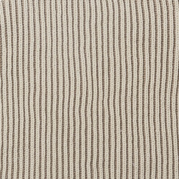 Amity Home Amory Coverlet in Natural - Ribbed Knit Swatch Texture