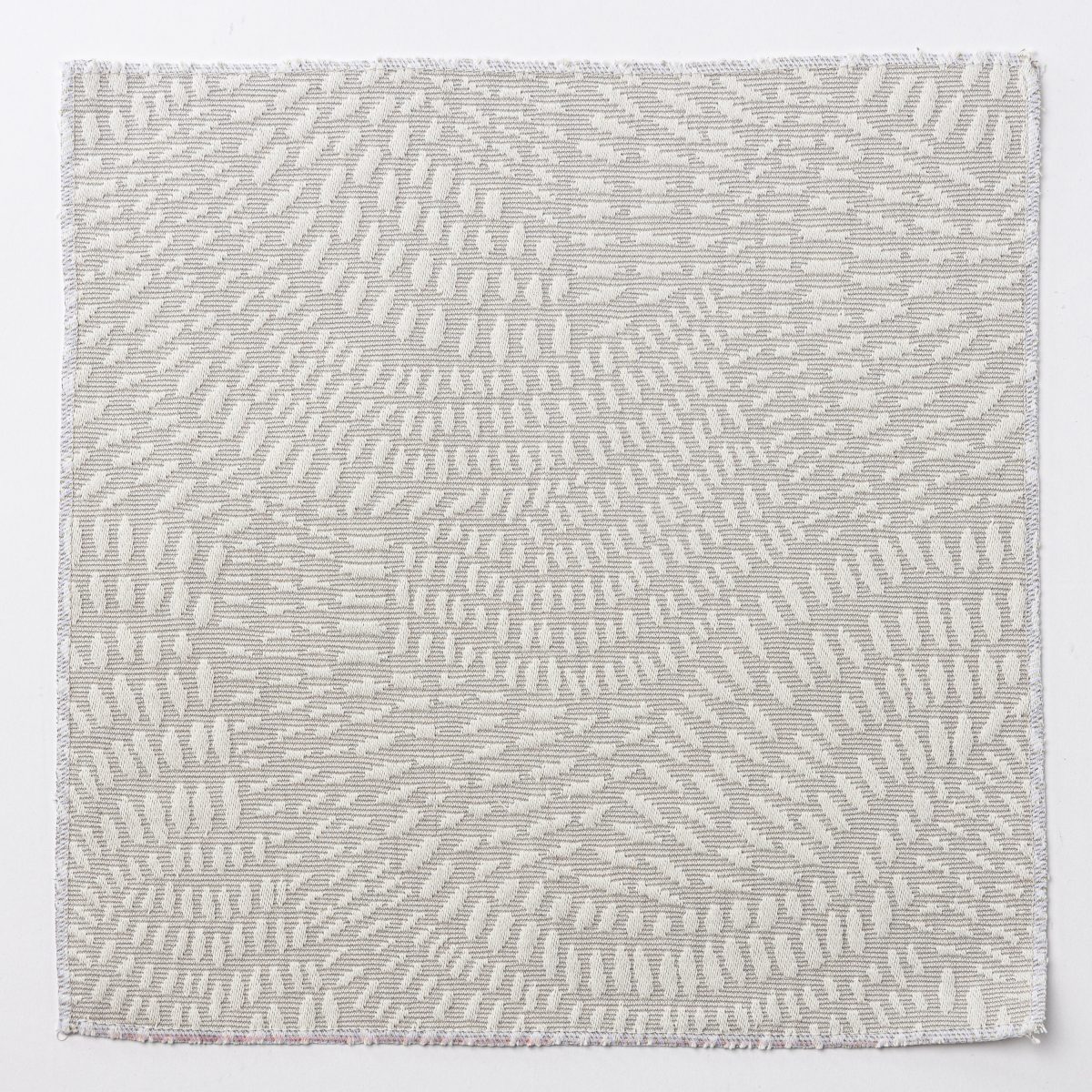 Amity home rio coverlet swatch in grey   abstract woven pattern