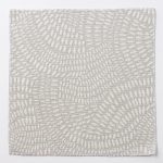 Amity home rio coverlet swatch in grey   abstract woven pattern