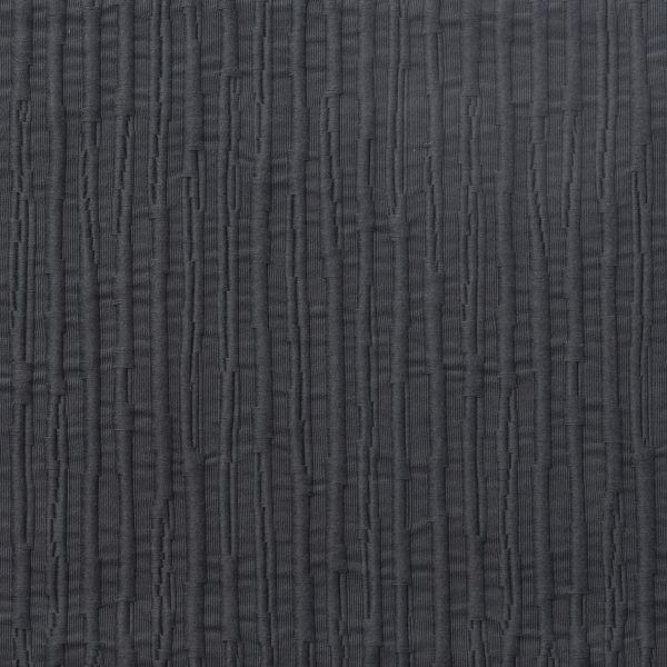 Amity Home Dante Coverlet Swatch in Charcoal - Textured Vertical Weave