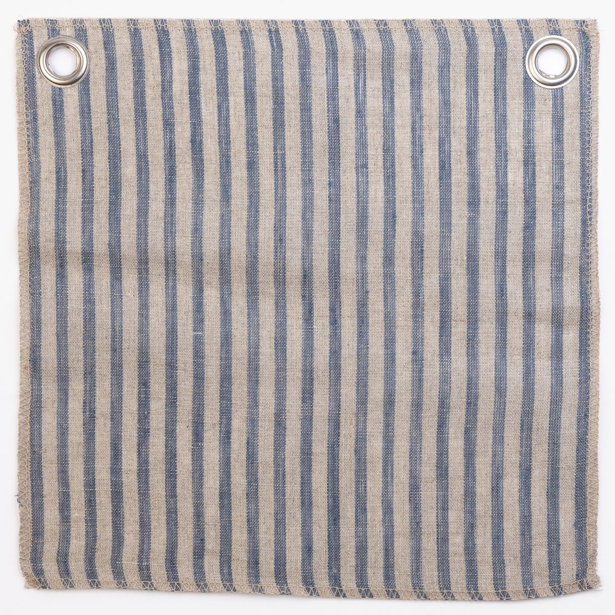 Amity home bernadette duvet swatch in steel blue   vertical stripes