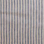Amity home bernadette duvet swatch in steel blue   striped linen texture