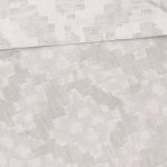 Amity home dawson duvet swatch in grey   subtle jacquard weave