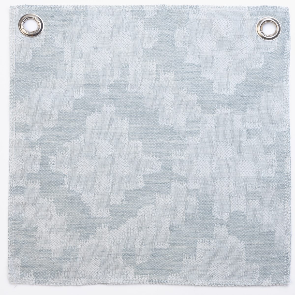 Amity home dawson duvet swatch in sea glass   woven geometric pattern