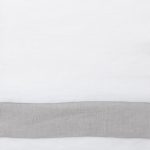 Amity home orfeo duvet cover swatch in whitegrey   woven texture