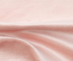 Amity home lia duvet swatch in petal pink   soft velvet texture