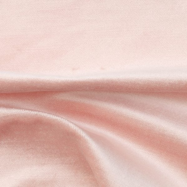 Amity Home Lia Duvet Swatch in Petal Pink - Soft Velvet Texture