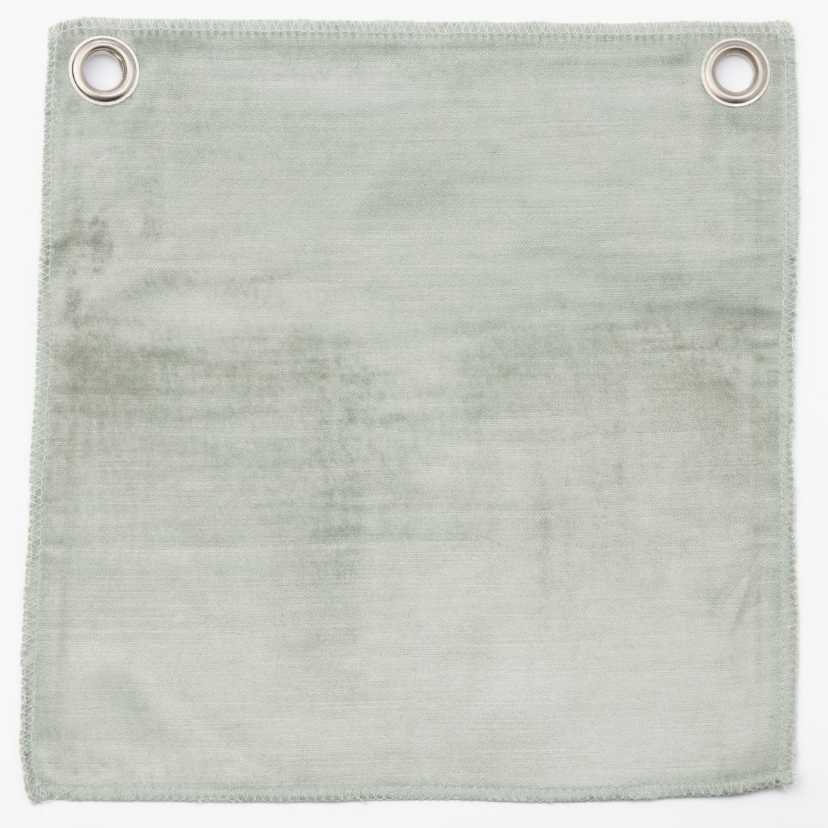 Amity home lia duvet swatch in sea glass   fabric swatch with grommets