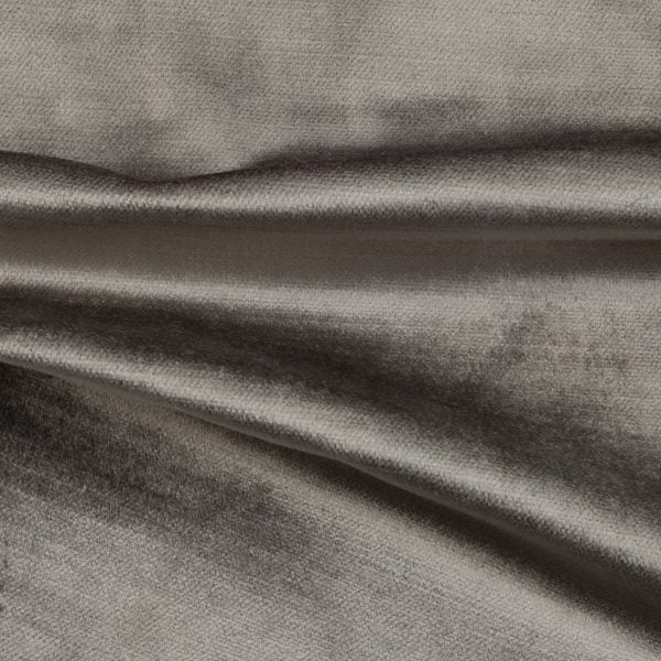 Amity Home Lia Duvet Swatch in Ash Grey - Plush Velvet Texture