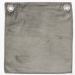 Amity home lia duvet swatch in ash grey   soft velvet texture