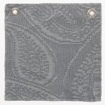 Amity home ada duvet swatch in indigo   woven geometric pattern