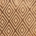 Amity home jacqueline duvet cover swatch in carmel   geometric velvet pattern