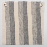 Amity home berkley duvet cover swatch in cream  charcoal   woven vertical stripes