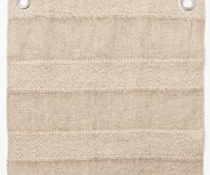 Amity home rugby duvet cover swatch in natural   textured horizontal stripes