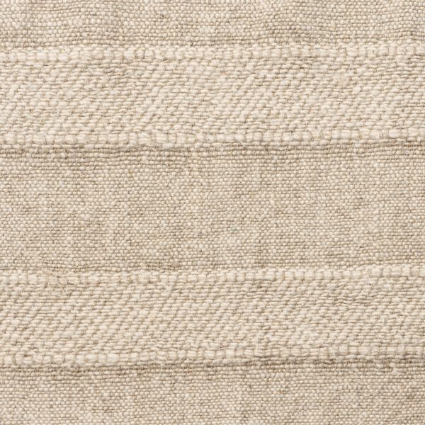 Amity Home Rugby Duvet Cover Swatch, Natural - Striped Weave Texture