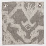 Amity home marco duvet cover swatch in grey   ikat pattern