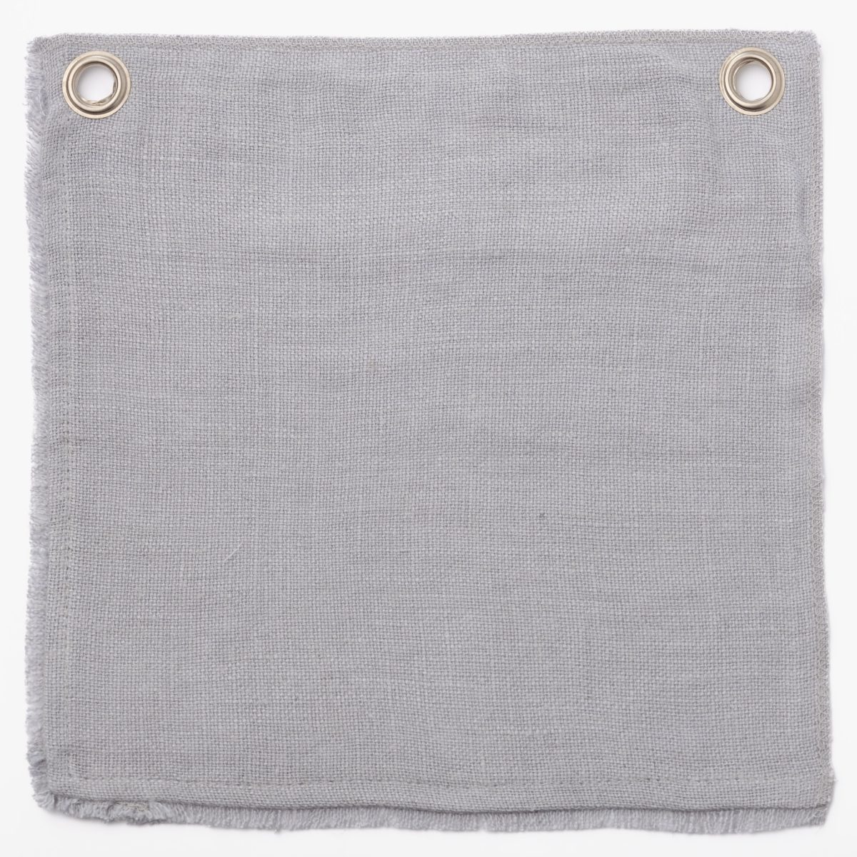Amity home ranier duvet swatch in grey   visible linen weave
