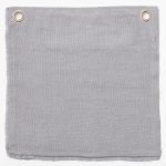 Amity home ranier duvet swatch in grey   visible linen weave
