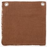 Amity home ranier duvet swatch in saddle   woven texture