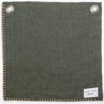 Amity home bryce duvet cover swatch in kale   linen fabric texture