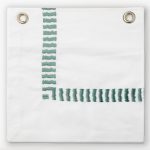 Amity home savona duvet cover swatch in mineral   embroidered stripe border