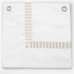 Amity home savona duvet swatch in oyster   textured embroidered pattern