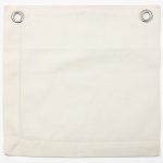 Amity home murano duvet cover swatch in ivory   hemstitch detail