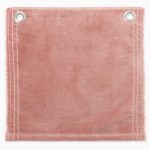 Amity home tahoma duvet cover swatch in blush   soft velvet texture