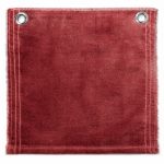 Amity home tahoma duvet swatch in brick   velvet fabric texture