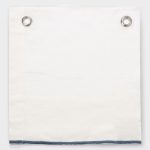 Amity home tyne swatch in ivory steel blue   contrast border