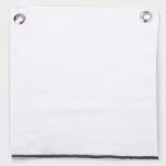 Amity home tyne swatch in white charcoal   fabric with metal grommets