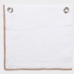 Amity home tyne swatch in white natural   embroidered edge