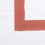 Amity home brady duvet swatch in ivoryburnt sienna   linen weave