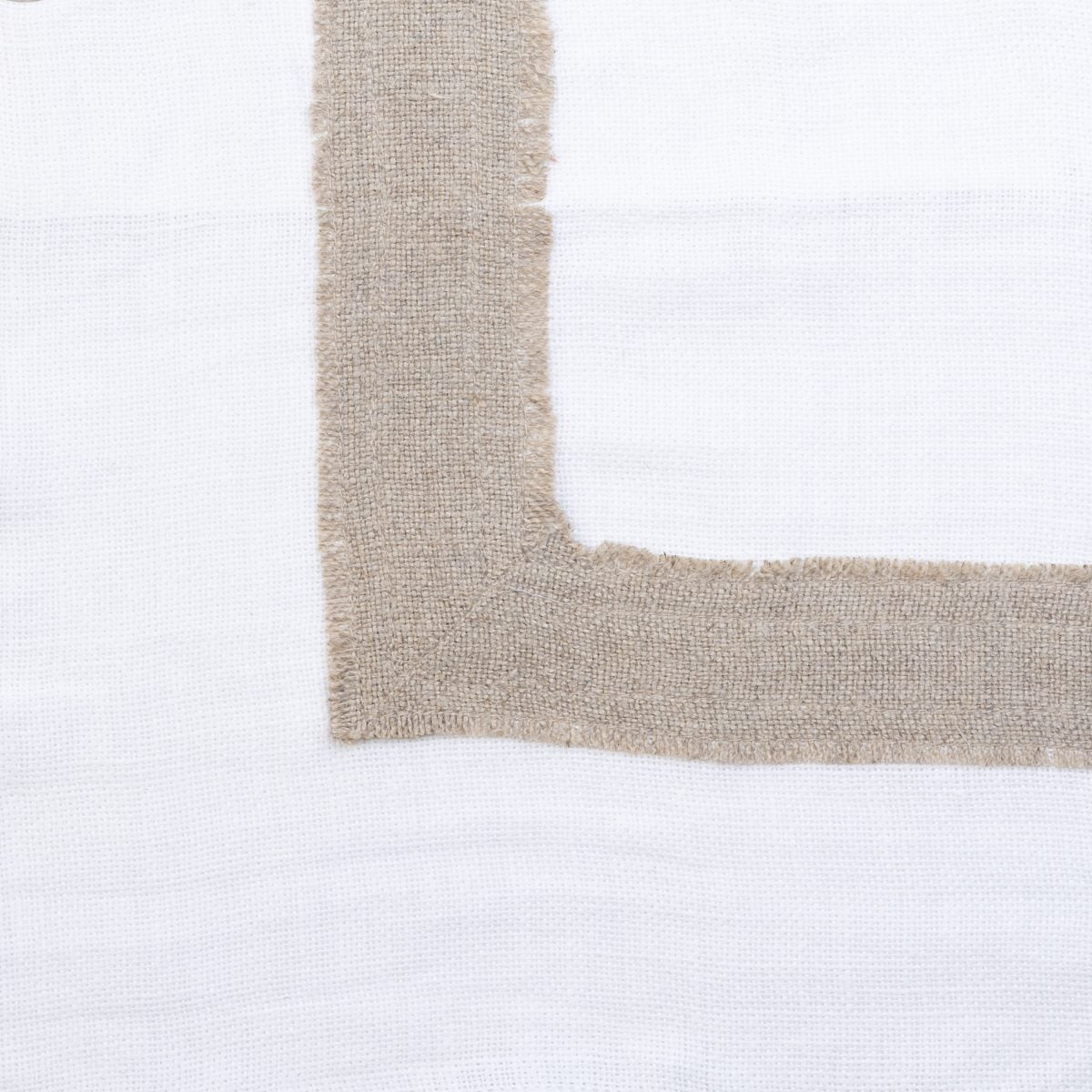 Amity home brady duvet swatch in ivorynatural   frayed edge border