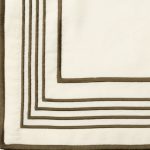 Amity home nell duvet swatch in laurel   multi line embroidered border