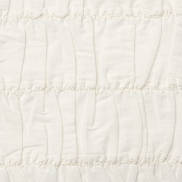 Amity home rachel duvet cover swatch in ivory   ruched texture